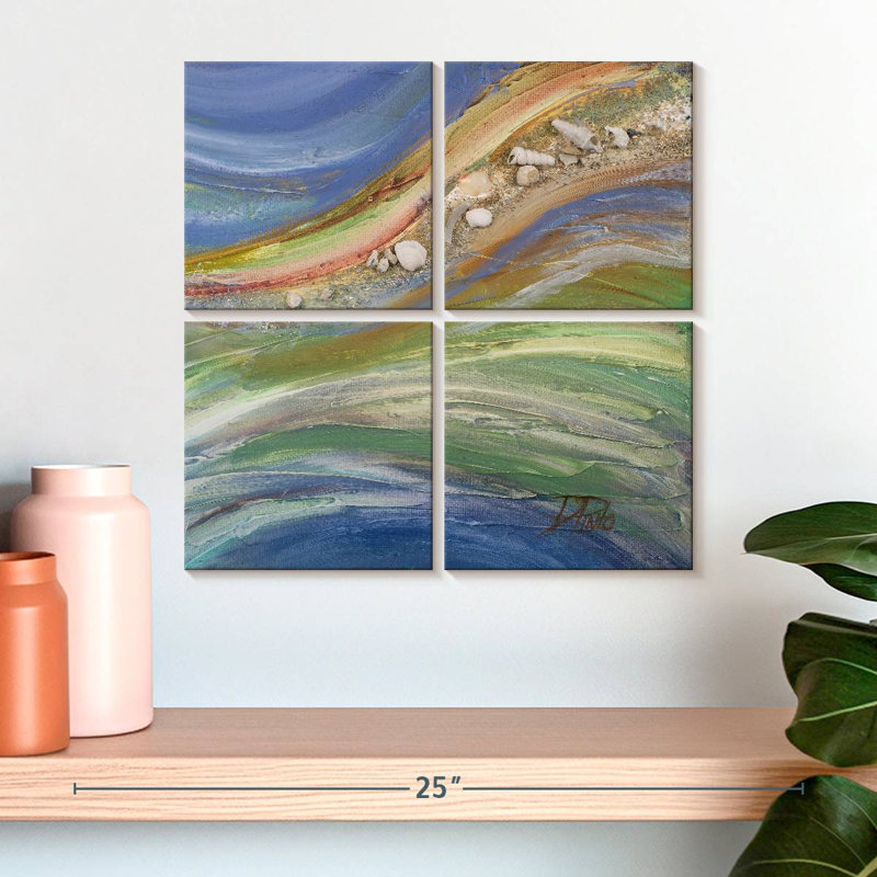 Avery The Sea III, 74" H x 74" W