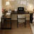 + Black L-Shaped Solid Wood desk-109691571-109691567