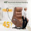 Upholstered Heated Massage Chair-101034447