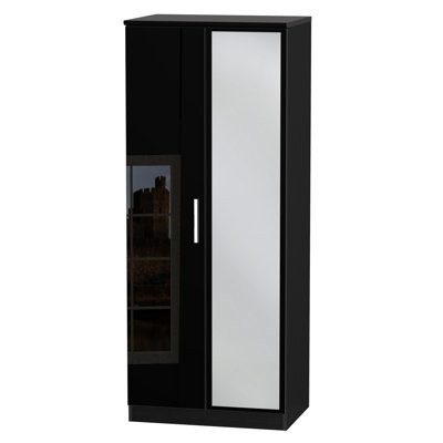 Yvette 2 Door Manufactured Wood Wardrobe