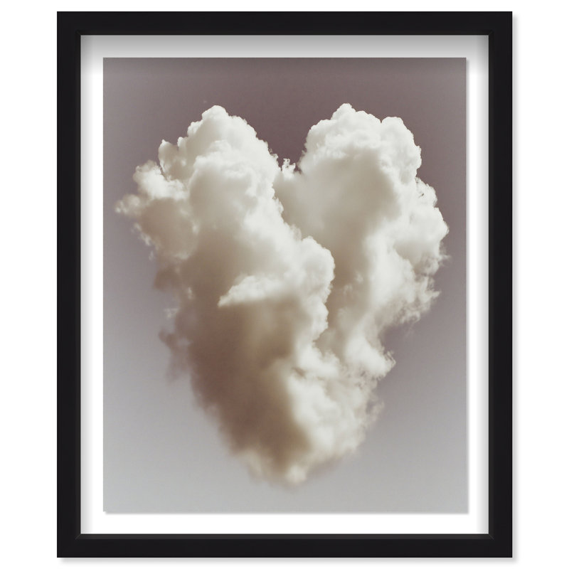 Cloud Love II Shadowbox Landscape & Nature Print by Oliver Gal, Black Frame, 16 x 20, 21.5"H x 17.5"W, Black Shadowbox