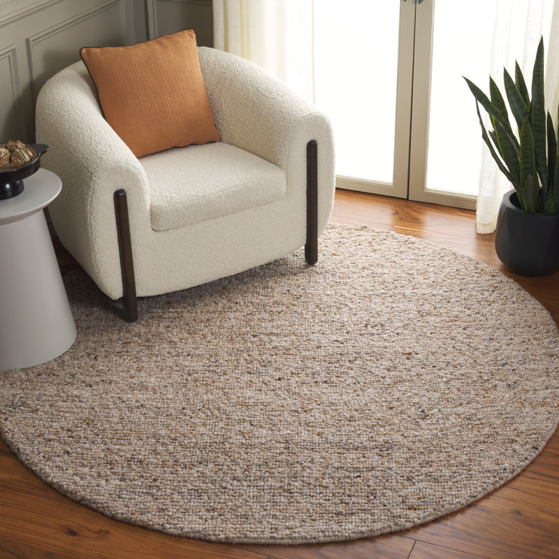 Tapis Natura 257 beige, Rond 6 pi