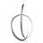 1 - Light Grey LED Unique/Statement Pendant