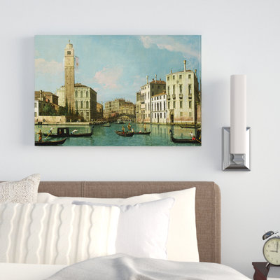 « venice entring to the cannaregio », reproduction d’impression sur toile