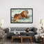 «Tiger in Snow», impression sur toile-33109965-72416613-72416620