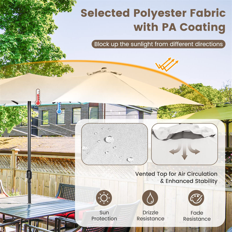 Camily Tilt Balcony Parasol