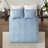 Reversible Quilt Set Blue King/Cal King