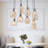  8 - Light Dimmable Cluster Pendant With Matte Black Finsh