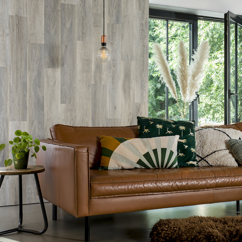 Ackermann Vinyl Wood Look Planks - 100cm x 200cm, White Wash