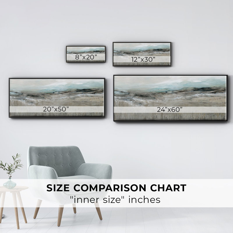 Distant Foothills- Framed Canvas
