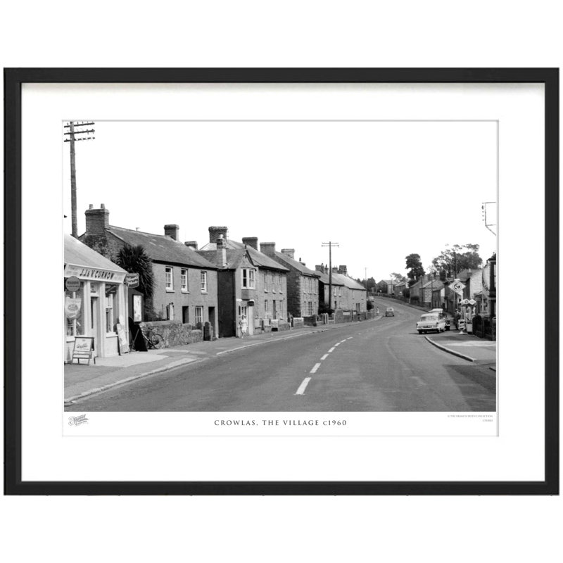 Crowlas, The Village C1960 - Single Picture Frame Print, 60cm H x 80cm W x 2.3cm D