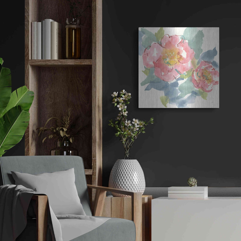 Lark Manor ™ «Peony In The Pink I» par Chris Paschke, H 24 po x l 24 po