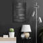 «Pocket Knife Blueprint Vernis Chalkboard», art mural en métal-1632440660