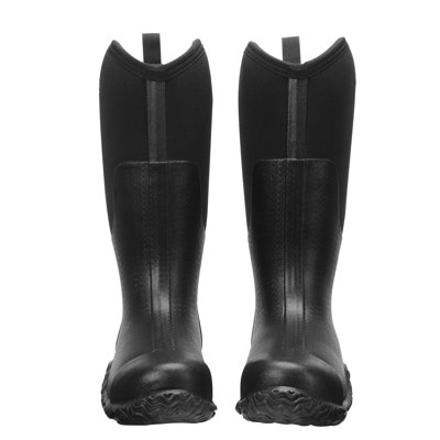 Men's Steel Toe Rubber Boots, Protective Footwear, Waterproof Rain Fishing Boots, Outdoor Non-slip Work Shoes, Lightweight And Durable, For Manufacturing, Construction, Farming