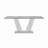 70'' Rectangle Faux Marble Dining Table-684083808-684083811