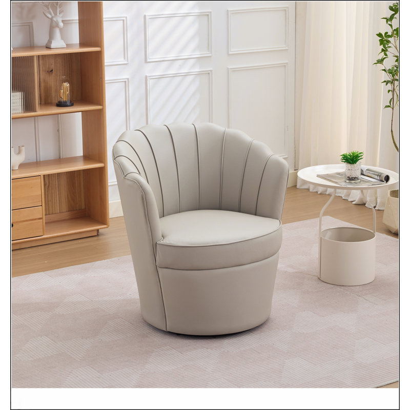 Chaise de bureau Petal, Crème