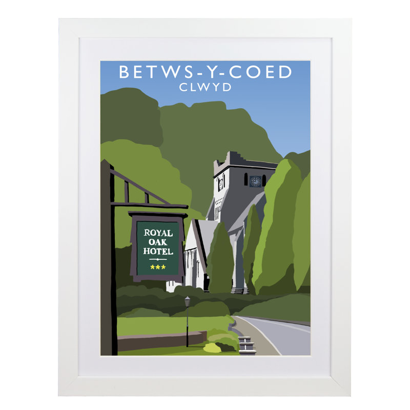 Richard O'Neil - Print, 54 cm H x 44 cm W x 2.2 cm D, White Wood Frame
