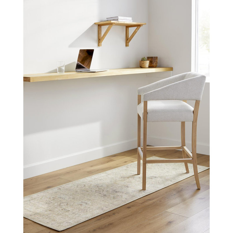 Becki Owens x Livabliss Marlene Machine Woven Area Rug, Runner 2'7" x 7'3", Cream