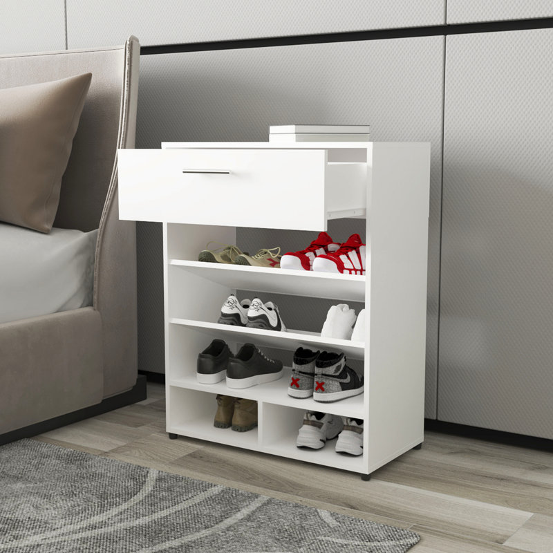 Shoe Rack With Drawer