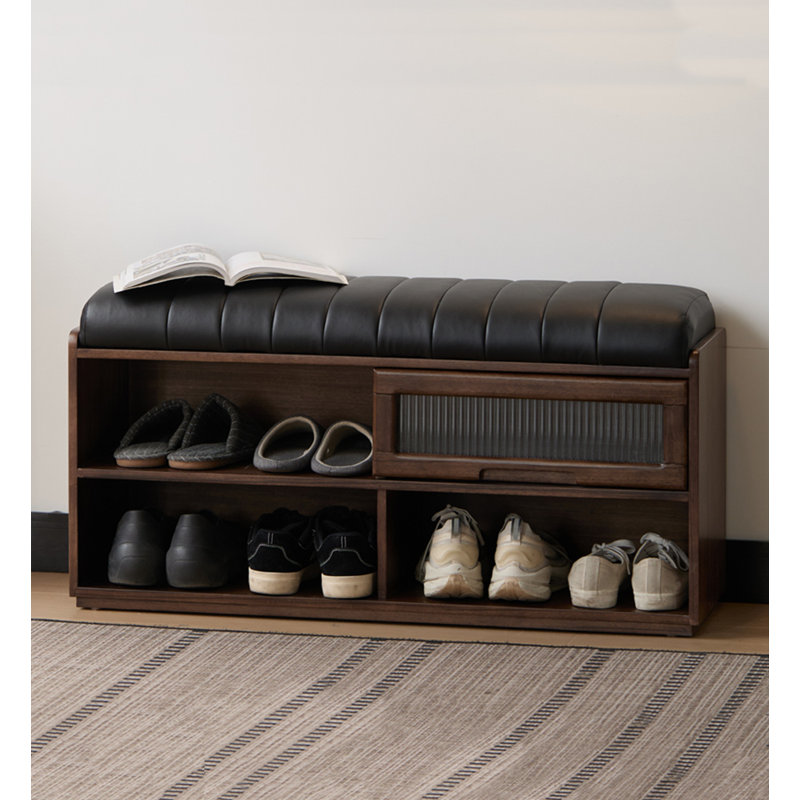 Banc de rangement Mid-Century