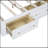 Wood Platform Bed Frame With 6 Drawers-125748670
