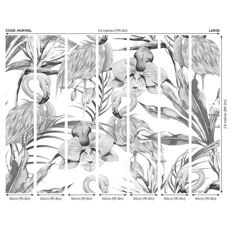 Cooksville Matte Wall Mural, 280 cm L x 350 cm W