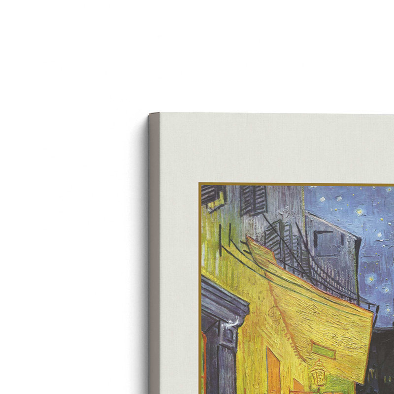 «Van Terrace» par Van Gogh, impression sur toile dans un cadre, H 18 po x l 12 po, Toile tendue