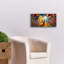 «Epic Graffiti», «Yellow Dress In Poppie Fields» par Rey Klimt, art mural sur toile