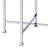 Brecon White Oak & Chrome Finish End Table