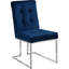 Chaise d'appoint en velours capitonné Chakevia-22830605-28747692