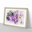 Wild Purple Orchid Flowers - Single Picture Frame Print on MDF-56882381-56882382