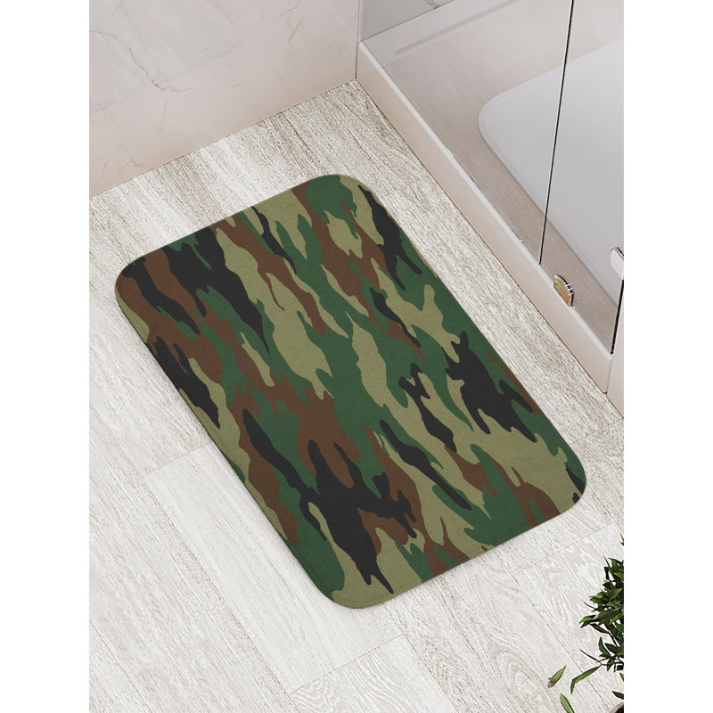 Tapis de bain Wrought Studio ™, envers antidérapant, 30,2 po x 20 po, vert forêt