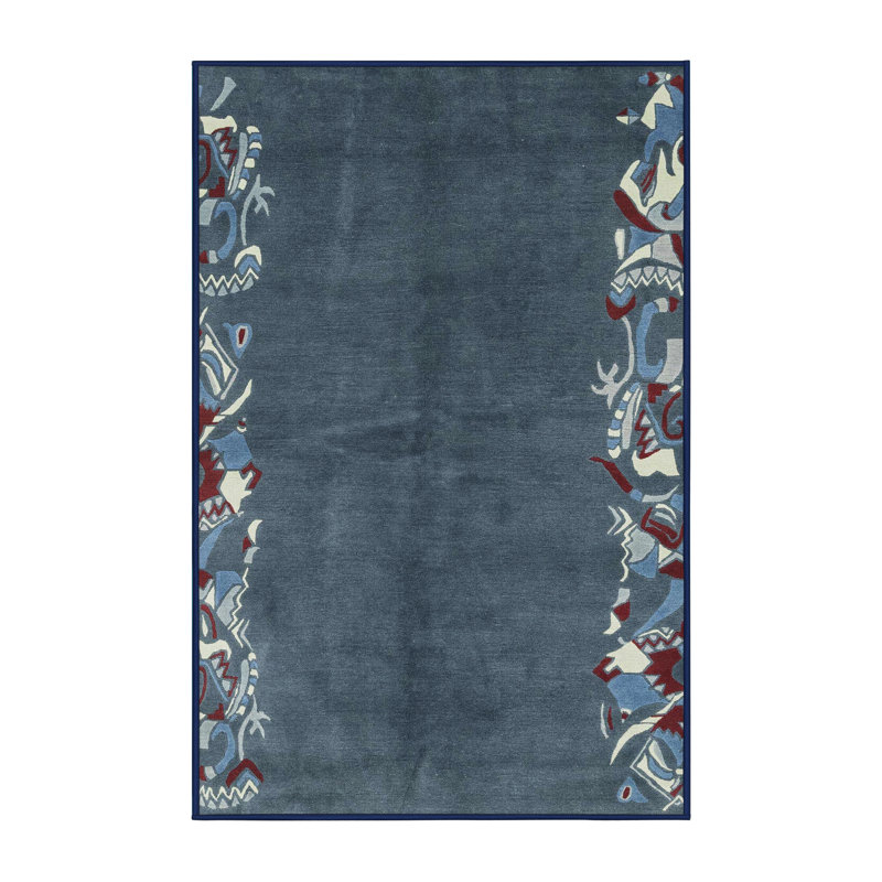 Abstract Indoor Rug, Rectangle 7' x 10'
