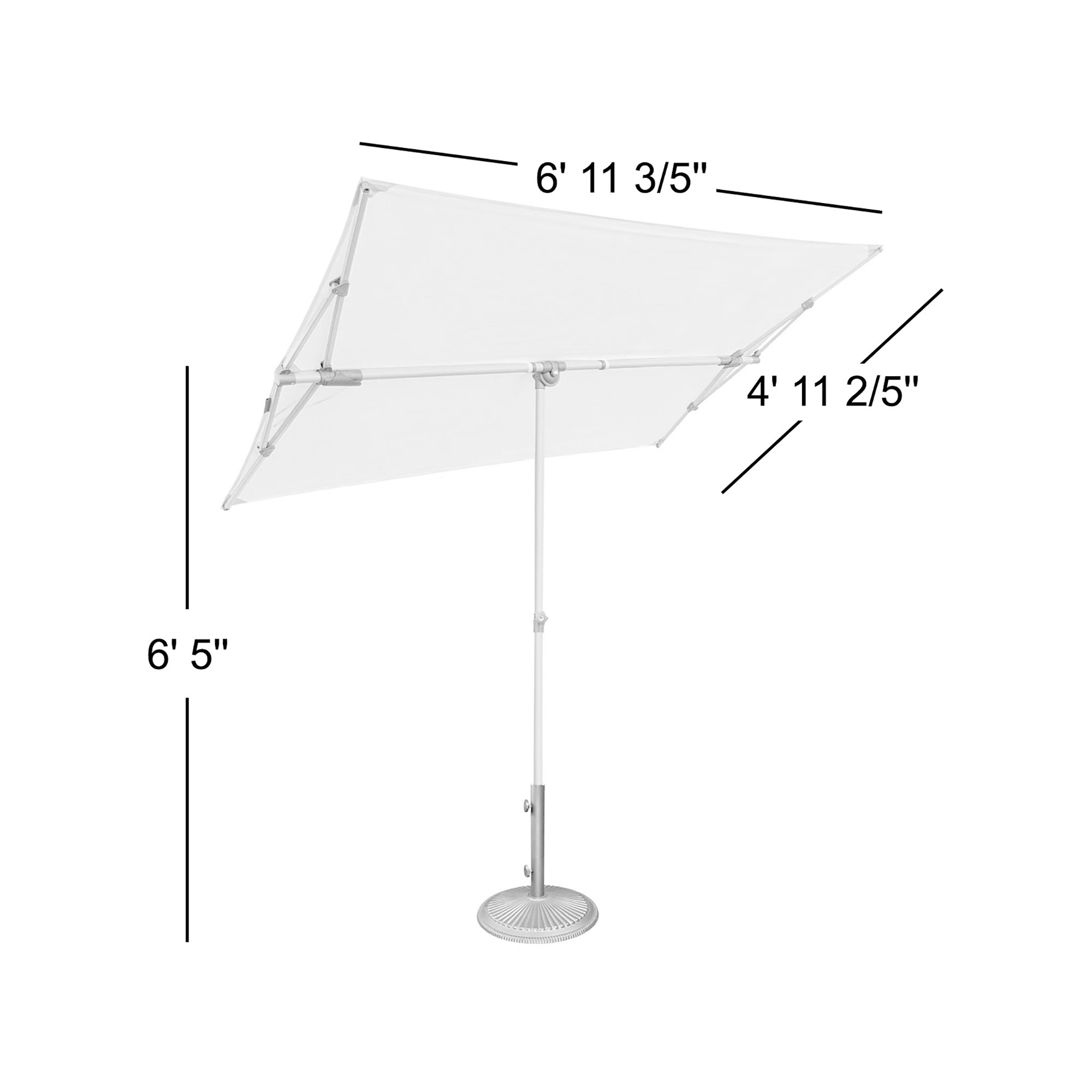 Karlson 83.6'' Outdoor Umbrella, Canvas Natural Sunbrella® Canvas