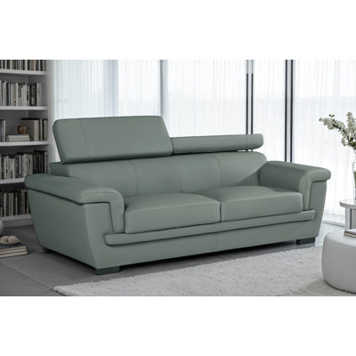 Syniya Genuine Leather Sofa