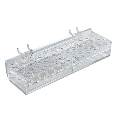 36-Compartment Tray - oval slot .5" x .625" Diameter, 2-Pack