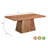 7-piece Live Edge Solid Wood Dining Set-303263536