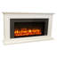 Georgia Suncrest 135.8 cm W White Electric Fireplace