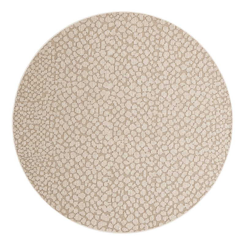 Gurjot Indoor/Outdoor Area Rug, Round 7'10"