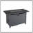 25'' H Steel Outdoor Fire Pit Table With Lid