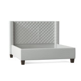 Bren Upholstered Wingback Bed