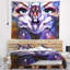 Tiger eagles et woman eyes collage tapisserie Animal-28484440