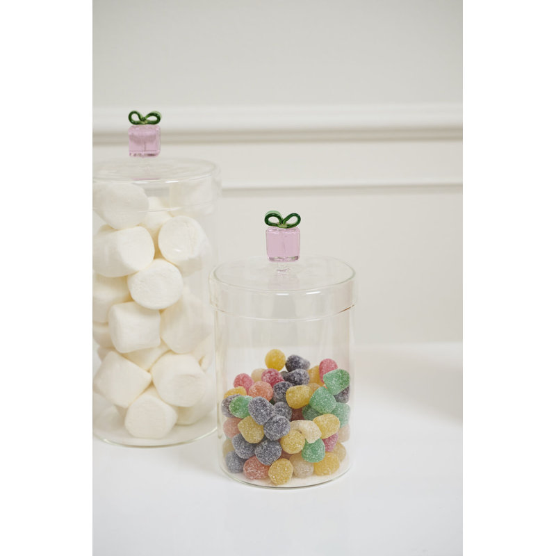 Boîte en verre Gifty 4 po x 6,5 po, 6,5 po x 4 po