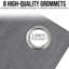 100% Linen Blackout Curtains with Eyelets – Ready Made (Set of 2)-1672122066-1672122070