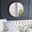 Miroir rond manufacturé