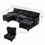 Canapés modulaires rembourrés et confortables-1143524692