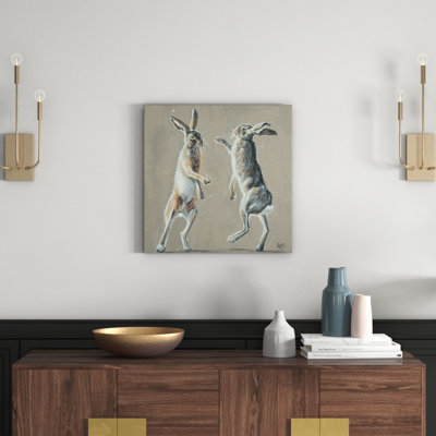 Fisticuffs by Louise Brown - Painting