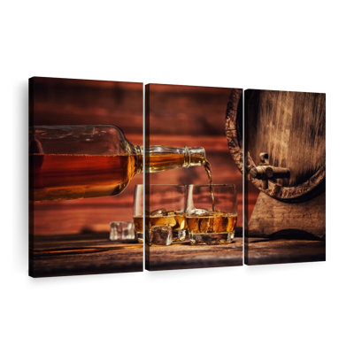 " Whiskey Glass " 3 - Pieces