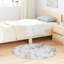 Shaggy Rug High Pile NAVARRA Light Grey Polyester-1160130723