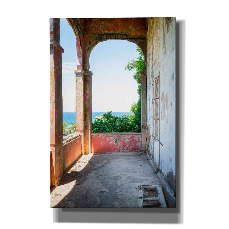 " Rose Balcony ", 18" H x 12" W x 0.75" D